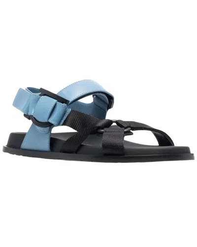 Ferragamo Strappy Leather Sandals In Multi