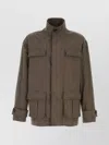 Ferragamo Mud Stretch Cotton Jacket