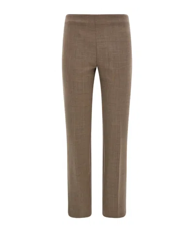 Ferragamo Stretch Trouser In Gray