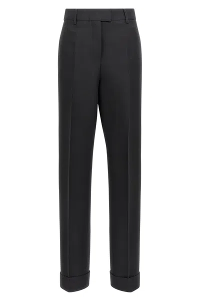FERRAGAMO FERRAGAMO STRETCHED PLEATED TROUSERS