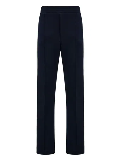 Ferragamo Stripe Pocket Trousers In Black
