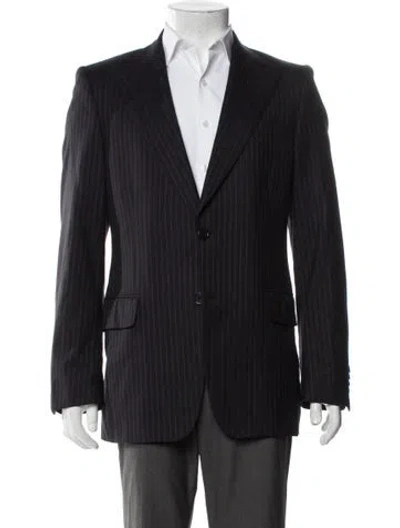 Pre-owned Ferragamo Striped Blazer In Multi