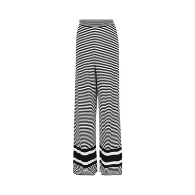Pre-owned Ferragamo Striped Knit Pants 'multicolor' | Multi-color | Women's Size L