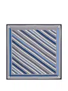 Ferragamo Striped Silk Pocket Square