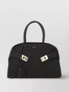 Ferragamo Medium Hug Leather Top Handle Bag
