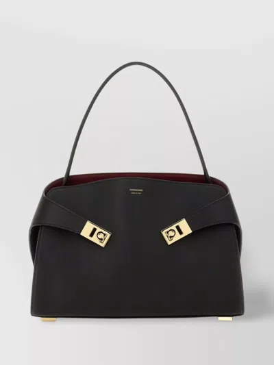 Ferragamo Structured Shoulder Bag Top Handle