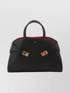Ferragamo Structured Shoulder Bag Top Handles