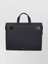 Ferragamo Structured Textured Laptop Bags And Briefcases In Black