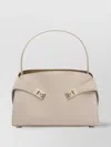 Ferragamo Structured Top Handle Shoulder Strap Bag