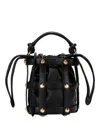 Ferragamo Cage Small Leather Bucket Bag