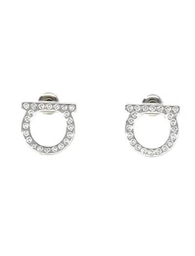 Ferragamo Stud Earrings In Argento