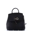 Ferragamo Studio Backpack Leather In Black