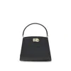 Ferragamo Medium Studio Box Tote Bag In Black
