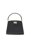 Ferragamo Studio Box Handbag In Black