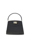 Ferragamo Studio Box Handbag In Black
