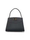 Ferragamo 'studio Box' Handbag In Black