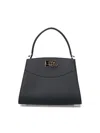 Ferragamo Medium Studio Box Tote Bag In Black