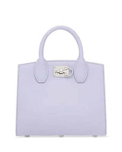 Ferragamo Studio Box Mini Bag In New Lavander