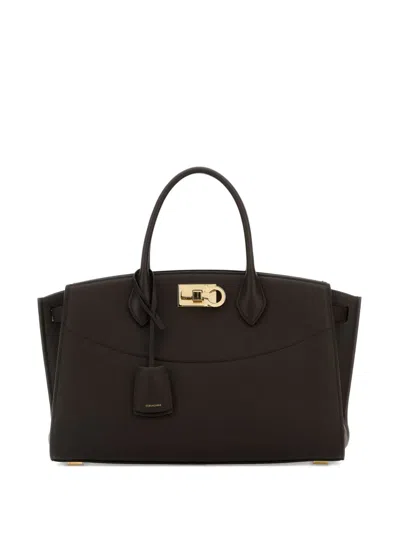 Ferragamo Studio Leather Tote Bag