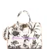 Ferragamo Studio Logo Satchel Printed Canvas Medium In Sand