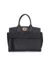 Ferragamo Classic Tote Bag In Black