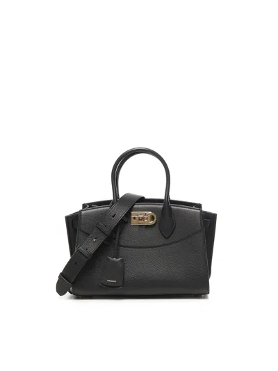 Ferragamo Studio Soft Bag In Black