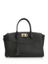 Ferragamo The New Studio Soft Leather Top-handle Bag