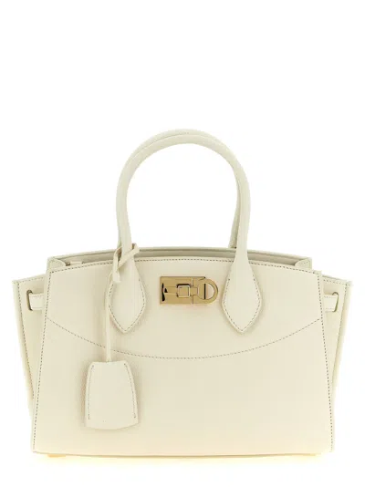 Ferragamo Studio Tote Bag In Yellow