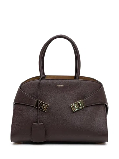Ferragamo Stylish Mini Handbag For Ss26 In Brown