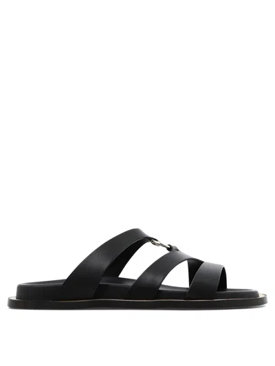 Ferragamo Stylish Women's Slip-on Sandals For Ss23 In Black