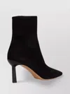 Ferragamo Imogen Suede Stiletto Zip Booties