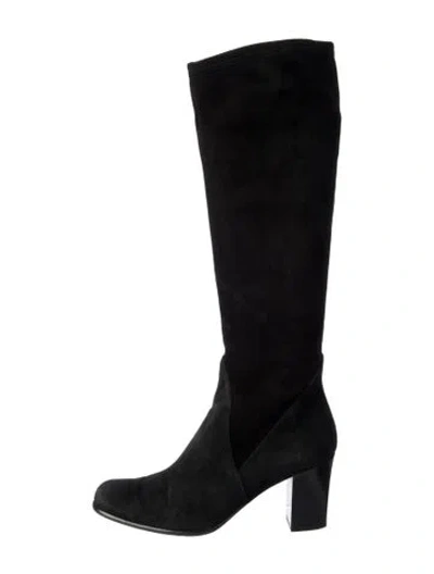 Pre-owned Ferragamo Suede Boots In Black