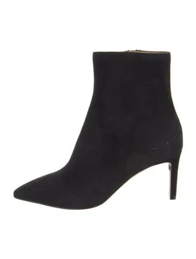 Pre-owned Ferragamo Suede Boots In Black