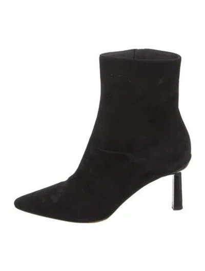 Pre-owned Ferragamo Suede Boots In Black