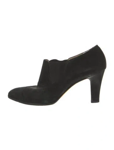 Pre-owned Ferragamo Suede Boots In Black