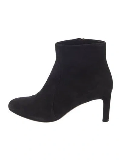Pre-owned Ferragamo Suede Boots In Black