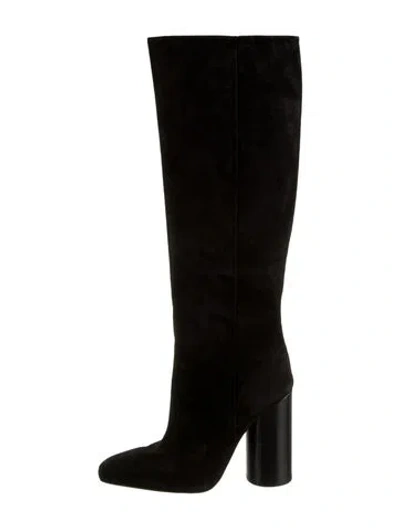 Pre-owned Ferragamo Suede Boots In Blue