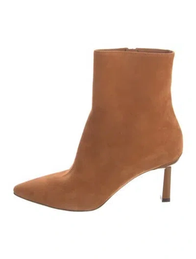 Pre-owned Ferragamo Suede Boots In Brown
