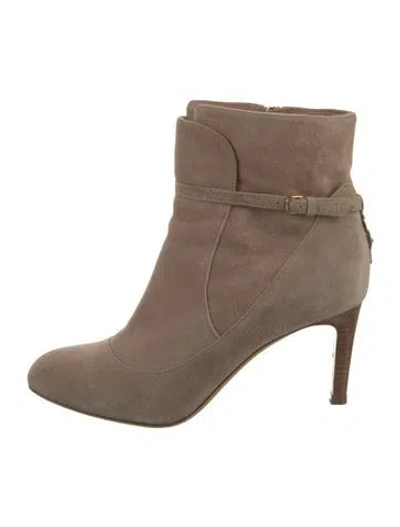 Pre-owned Ferragamo Suede Boots In Brown