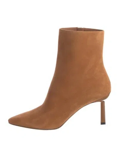 Pre-owned Ferragamo Suede Boots In Brown