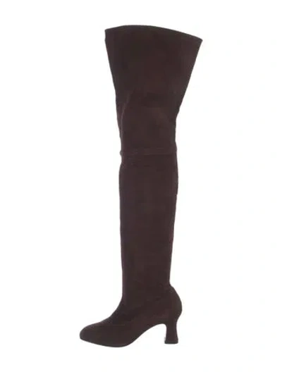 Pre-owned Ferragamo Suede Boots In Brown