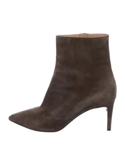 Pre-owned Ferragamo Suede Boots In Brown