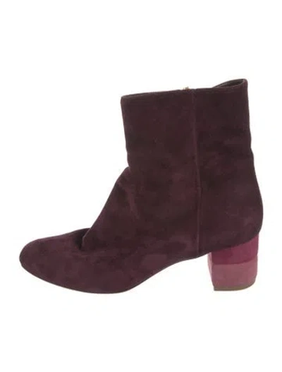Pre-owned Ferragamo Suede Boots In Multi