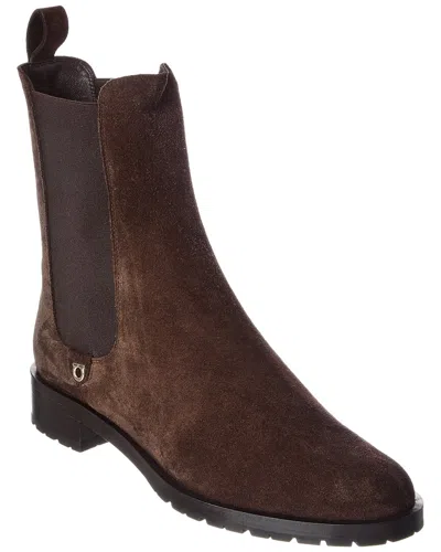 Ferragamo Suede Chelsea Boot In Multi