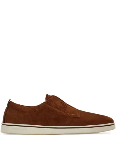 Ferragamo Suede Derby Shoes