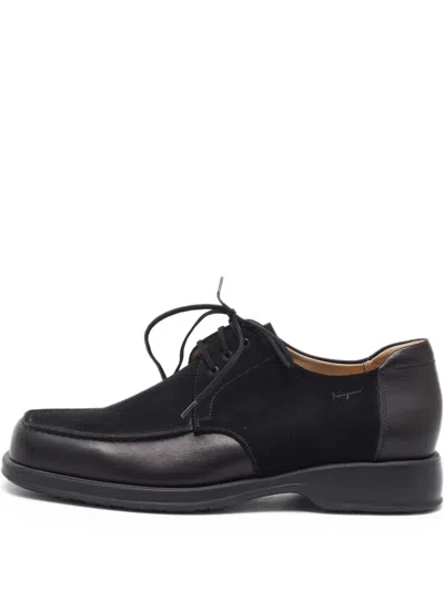 Pre-owned Ferragamo Suede Derby Shoes