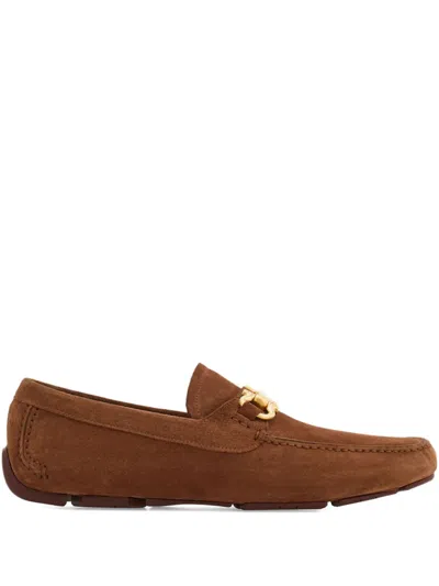 FERRAGAMO SUEDE LOAFERS