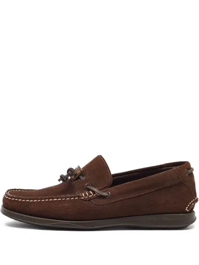 Pre-owned Ferragamo Suede Loafers