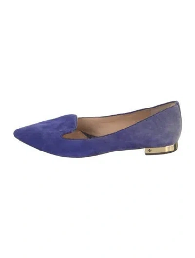 Pre-owned Ferragamo Suede Loafers In Blue