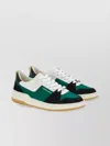 Ferragamo Gancini Low-top Sports Shoes With Outline In Black
